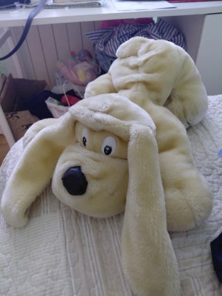 Peluche perro suave