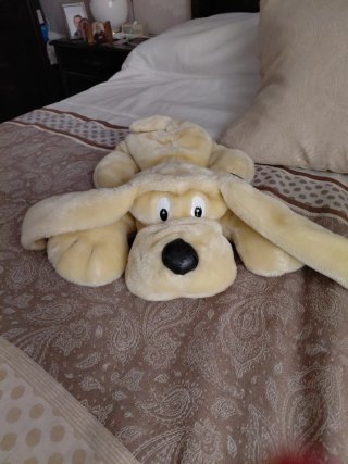 Peluche perro suave
