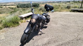 Hyosung St7 Moto Cruiser Negra y Plata