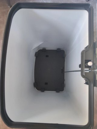 Cubo basura Songmics LTB01W con tara de transporte