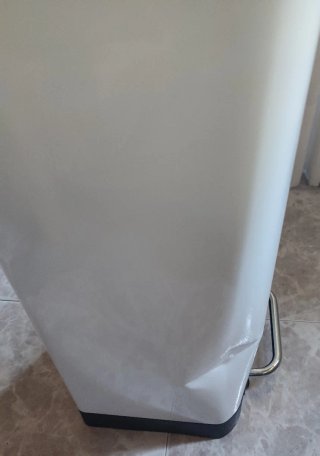 Cubo basura Songmics LTB01W con tara de transporte