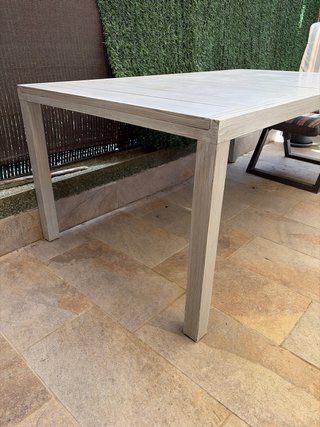 Mesa exterior hierro galvanizado