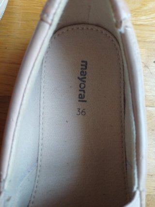 Mocasines Mayoral rosas talla 36