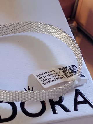 Pulsera Pandora Rejilla Plata