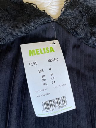 Conjunto lencería Melissa negro. NUEVO. Talla M
