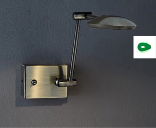 Aplique LED Koa Metal Dorado/Plateado