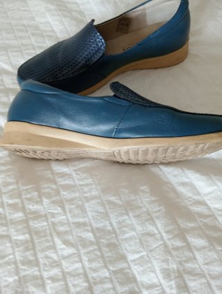 Zapatos Pitillos Azul Marino