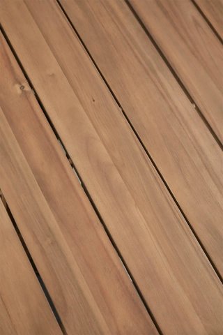 Mesa centro redonda madera acacia 80cm