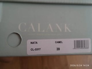 Sandalias Calank Cuero Talla 39