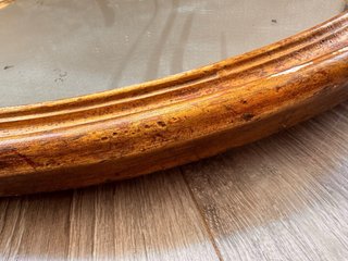 Antiguo espejo francés madera dorado