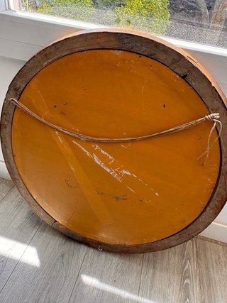 Antiguo espejo francés madera dorado