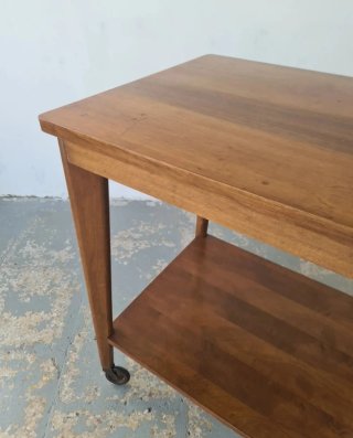 Carrito auxiliar Mid-Century madera. Vintage 60s.