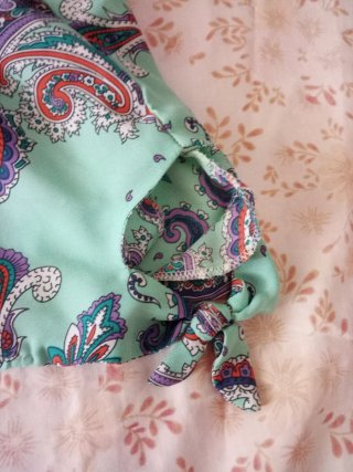 Pantalón corto pijama Etam estampado tipo lencero