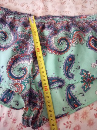 Pantalón corto pijama Etam estampado tipo lencero