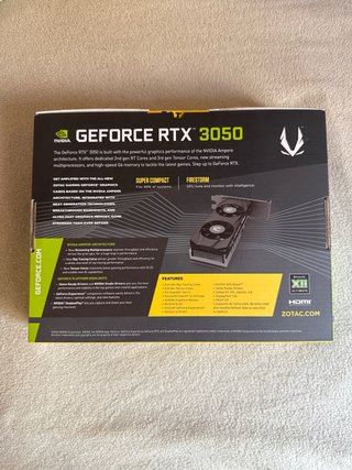 Tarjeta Gráfica Geforce RTX 3050