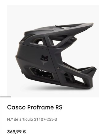 Casco Enduro MTB Fox Negro