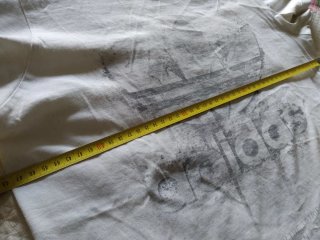 Camiseta Adidas Blanca Logo Grande
