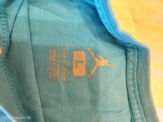T-shirt bambino Jordan azzurra