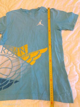 T-shirt bambino Jordan azzurra