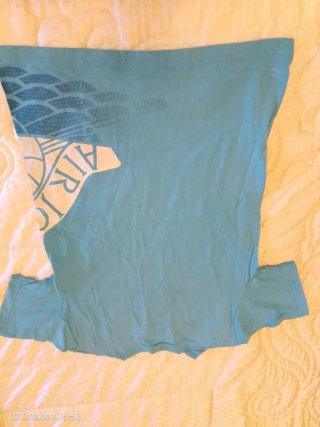 T-shirt bambino Jordan azzurra