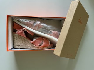 Alpargatas de cuña Castañer rosas