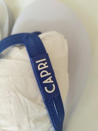 Infradito Capri Blu e Bianche