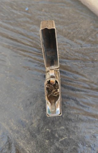 Zippo Plata 1953 Grabado Floral