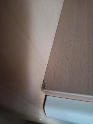Mueble Cajonera Beige y Azul