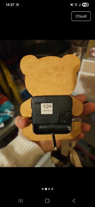 Orologio orsetto 2 pz