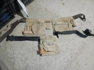 2 Bolsas de cofrador beige y negra