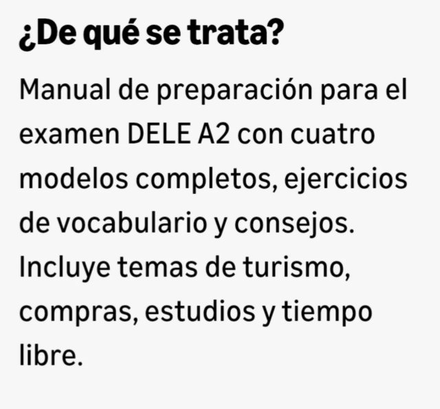 Manual DELE A2