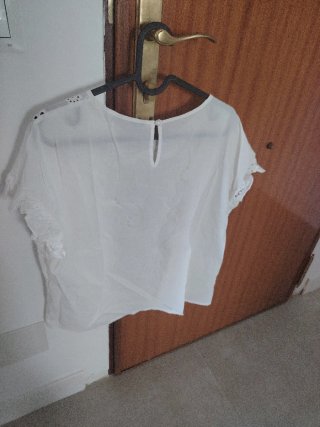 Camiseta calada blanca