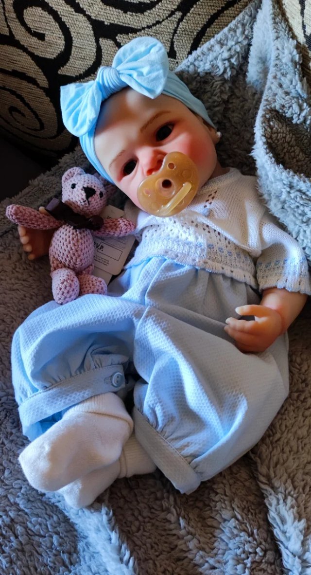 Preciosa reborn completa silicona niña
