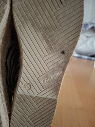 Alpargatas plataforma estampado cebra.