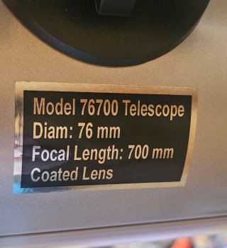 Telescopio astronómico sin estrenar (entrega mano)