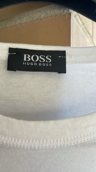 Camiseta Hugo Boss Talla XL Blanca