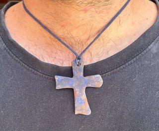 Colgantes Cruz Cerámica hecho a mano