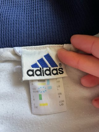 Chaqueta Adidas Vintage 90s Azul/Blanca