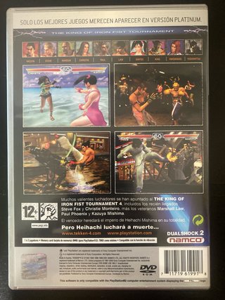 Tekken 4 Platinum PS2 (PlayStation 2)