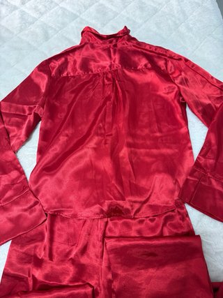 Pijama Women's Secret Rojo Satén