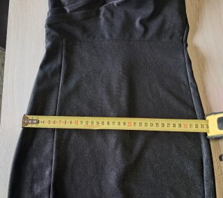Vestito lungo elegante nero