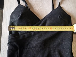 Vestito lungo elegante nero