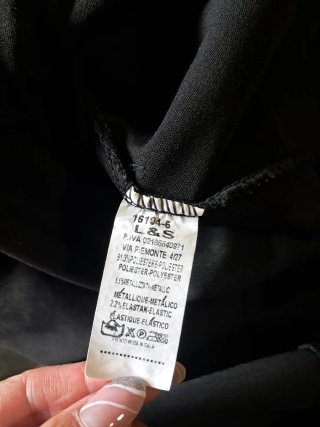 Vestito lungo elegante nero