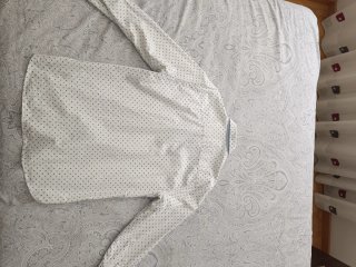 Camisa Pepe Jeans Blanca Estampada Talla XL