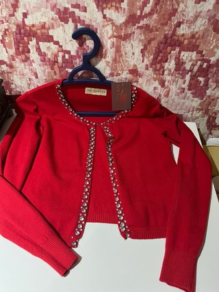 Chaqueta corta roja TOP QUEENS