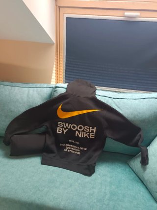 Sudadera Nike chico negra