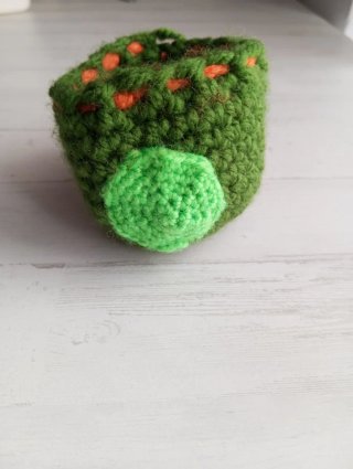 Llavero dragón crochet hecho a mano