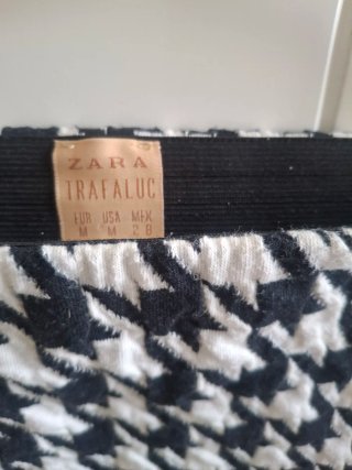 Falda Zara Estampado Príncipe de Gales