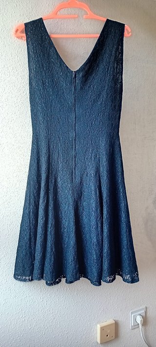 Vestido C&A encaje vintage negro