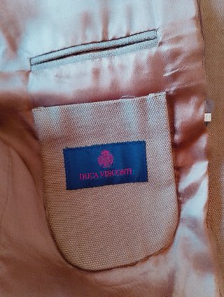 Giacca uomo Duca Visconti Beige. Tenuta benissimo
